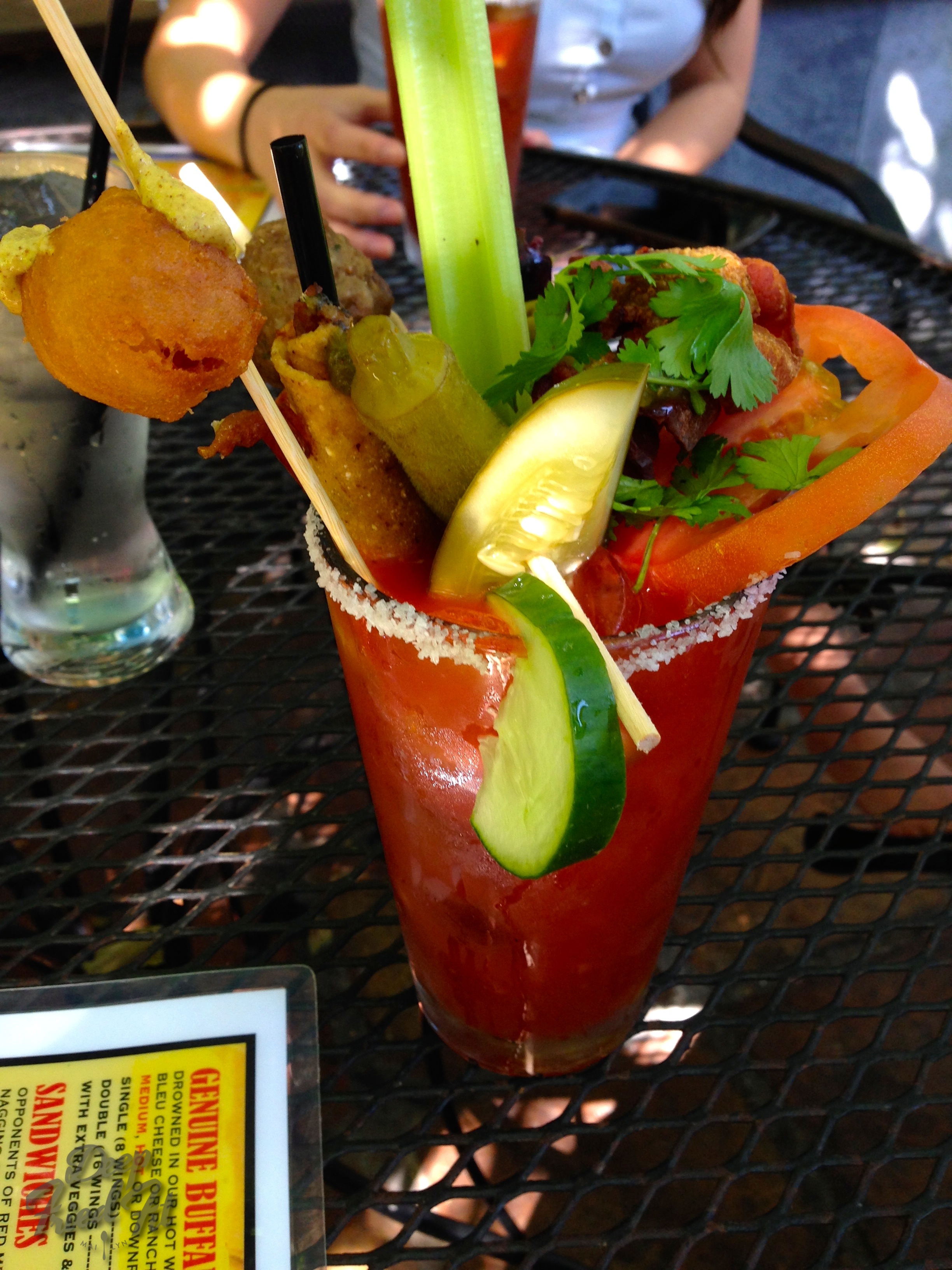 Over-the-top Bloody Mary