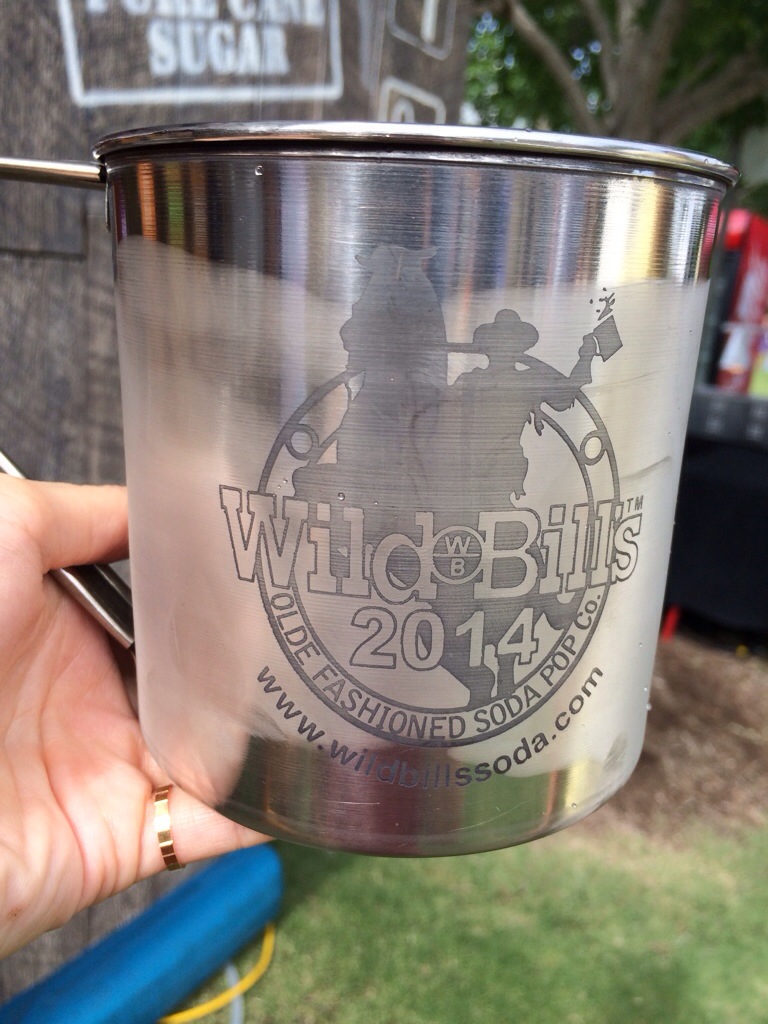 Souvenir cup from Wild Bills. Unlimited refills.
