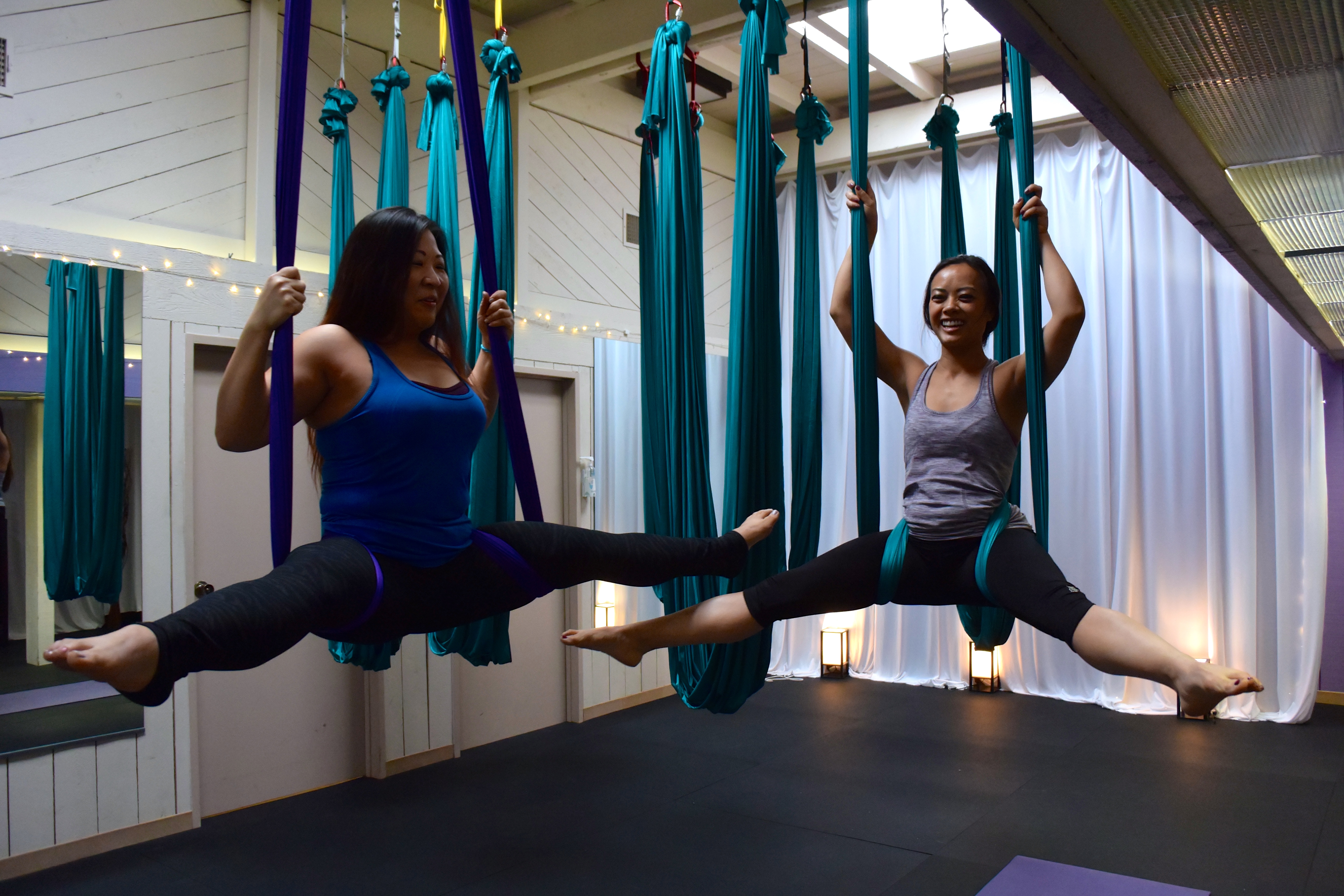Beautiful chandelier pose!
