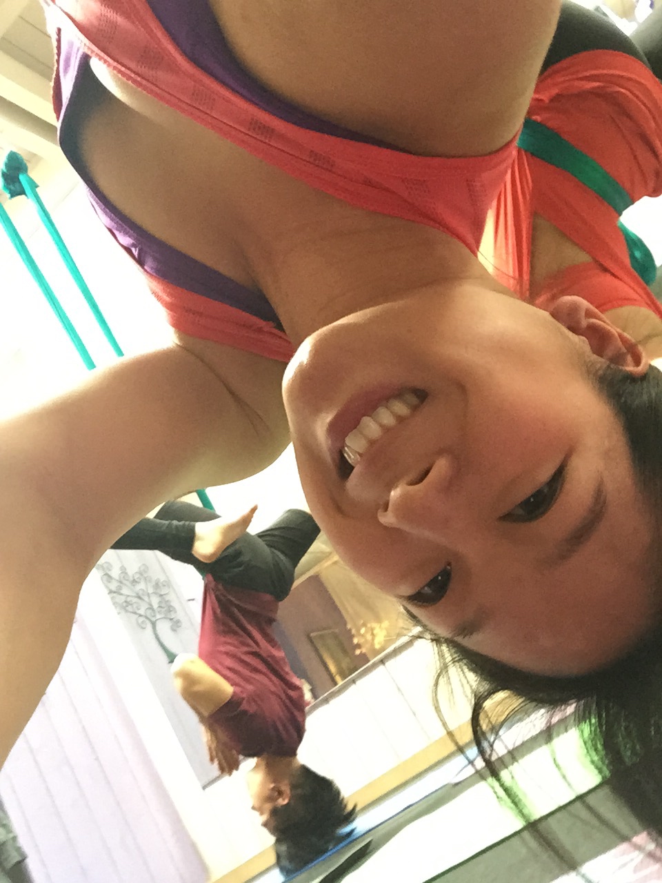 Upside down sefie!