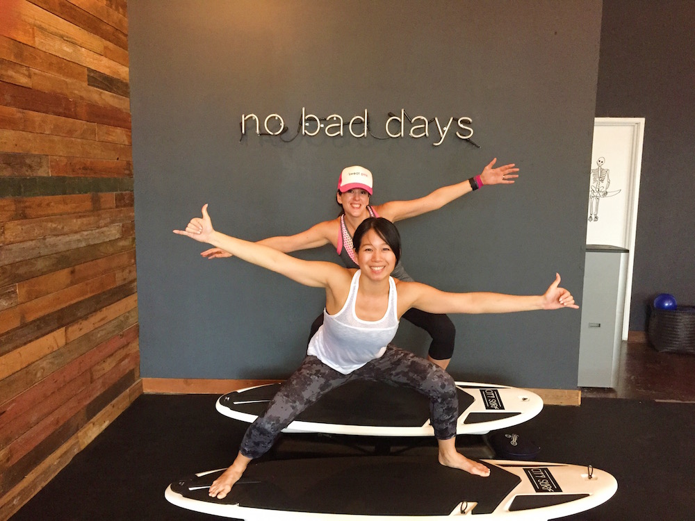 Me and Lea hanging out on the boards!